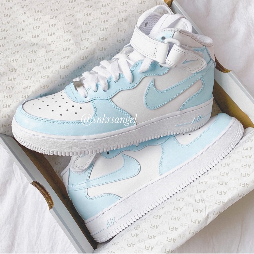 Nike custom air force 1 mid sneakers - Picture 2 of 4